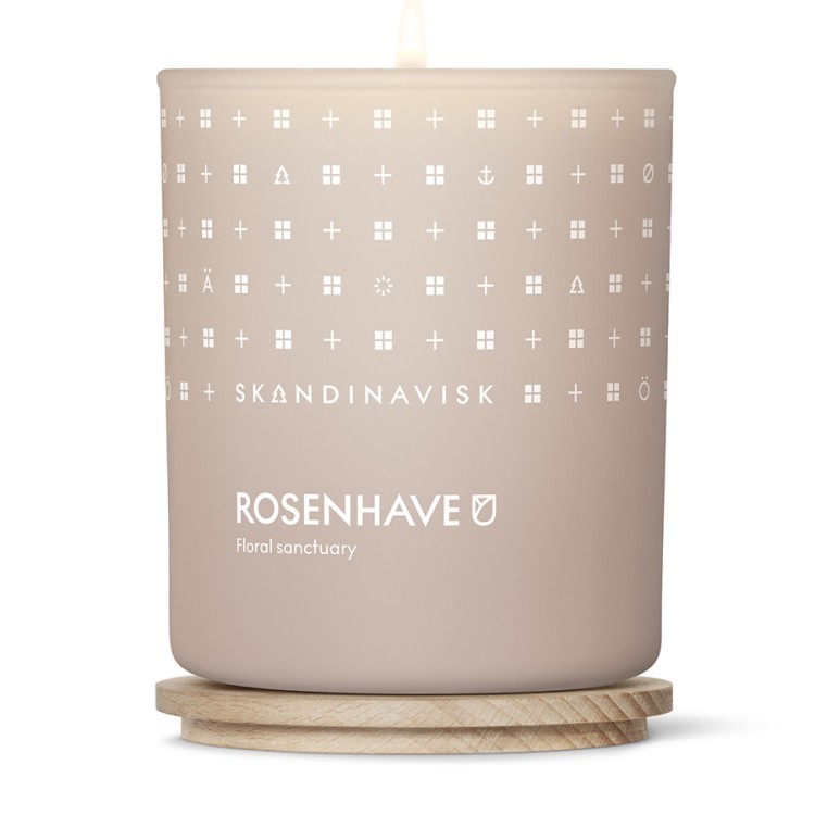Свеча ароматическая rosenhave с крышкой, 200 г (новая) (70380)