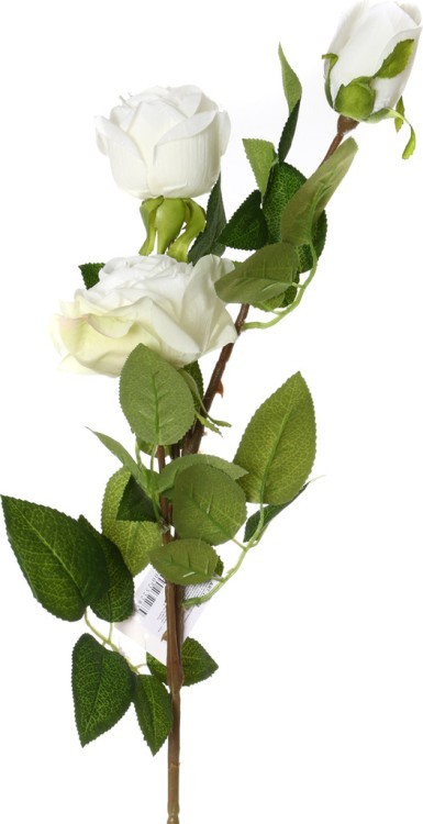 Цветок искусственный "роза" длина=88 см (мал=18шт./кор=144шт.) Huajing Plastic (23-228)