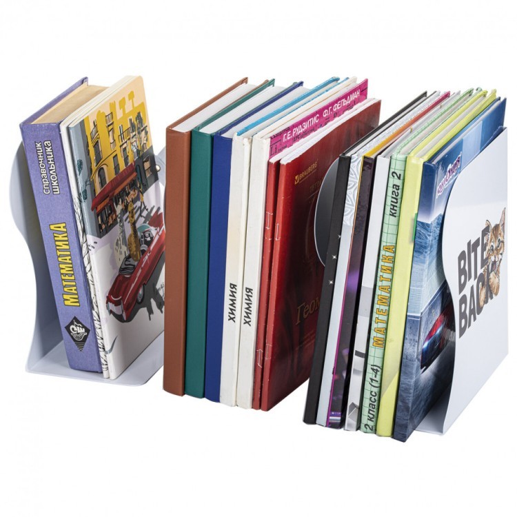 Подставка-держатель для книг и учебников Юнландия "Bite Back" металлическая 237900 (1) (89682)