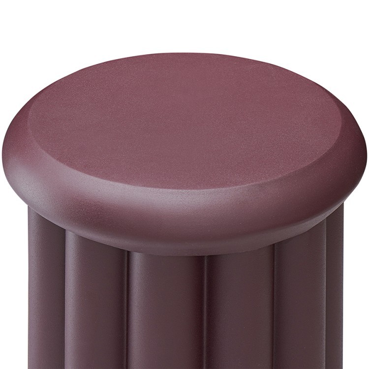 Столик приставной vivlend, D37 см, сливовый (76330)