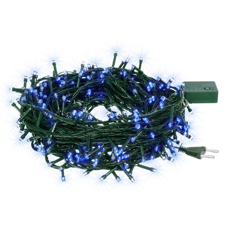 Светодиодная гирлянда для дома (синий свет) Vegas Нить 100 LED, 10 м, 220V 55066 (64447) Светодиодная гирлянда для дома (синий свет) Vegas Нить 100 LED, 10 м, 220V 55066 (64447)