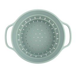 Дуршлаг складной силиконовый smart helper, D25,5 см, шалфей (80462)