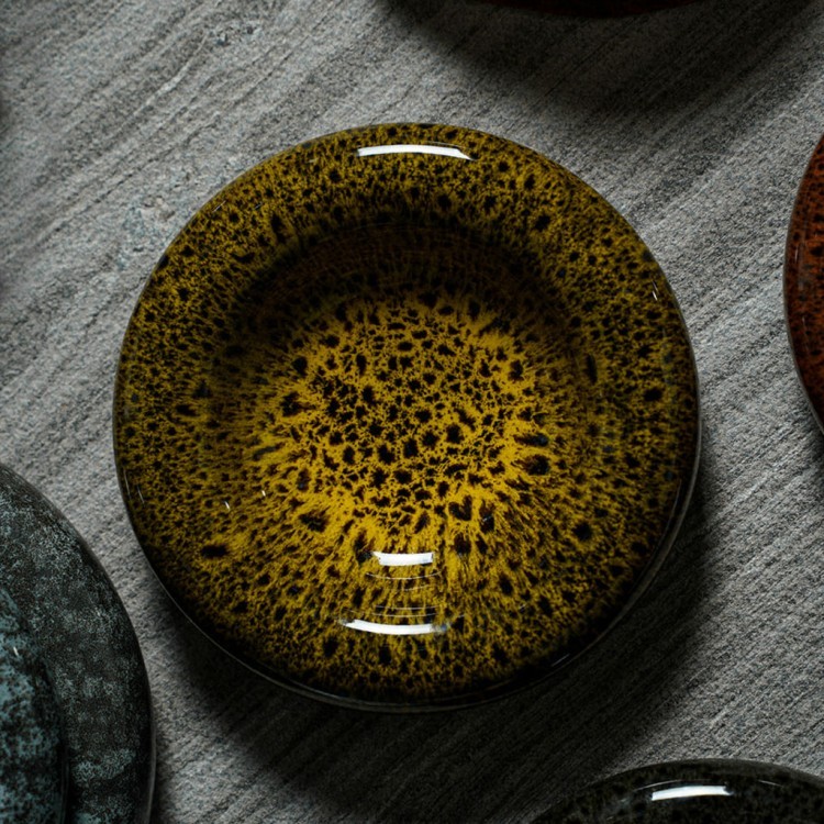 Тарелка E745-O-06159/9.5, 24, керамика, gold, ROOMERS TABLEWARE