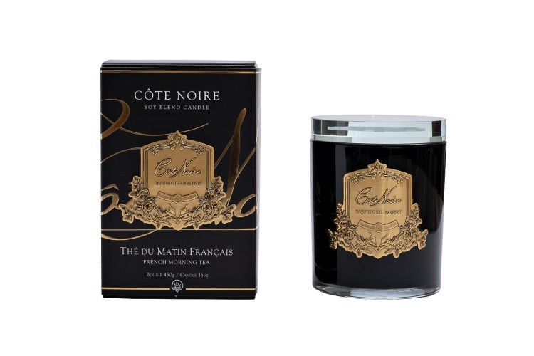 Свеча ароматическая French Morning Tea в стакане в упаковке 450 гр. (TT-00014719)