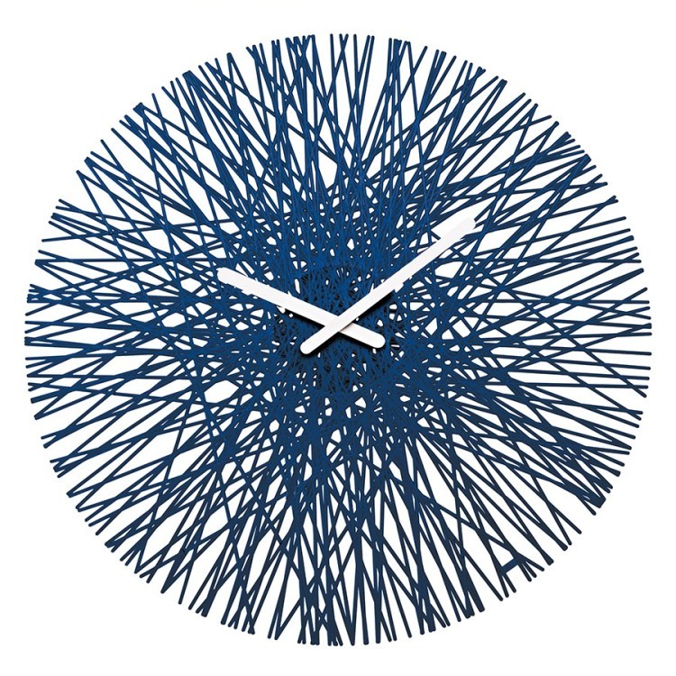 Часы настенные silk, синие (60644)