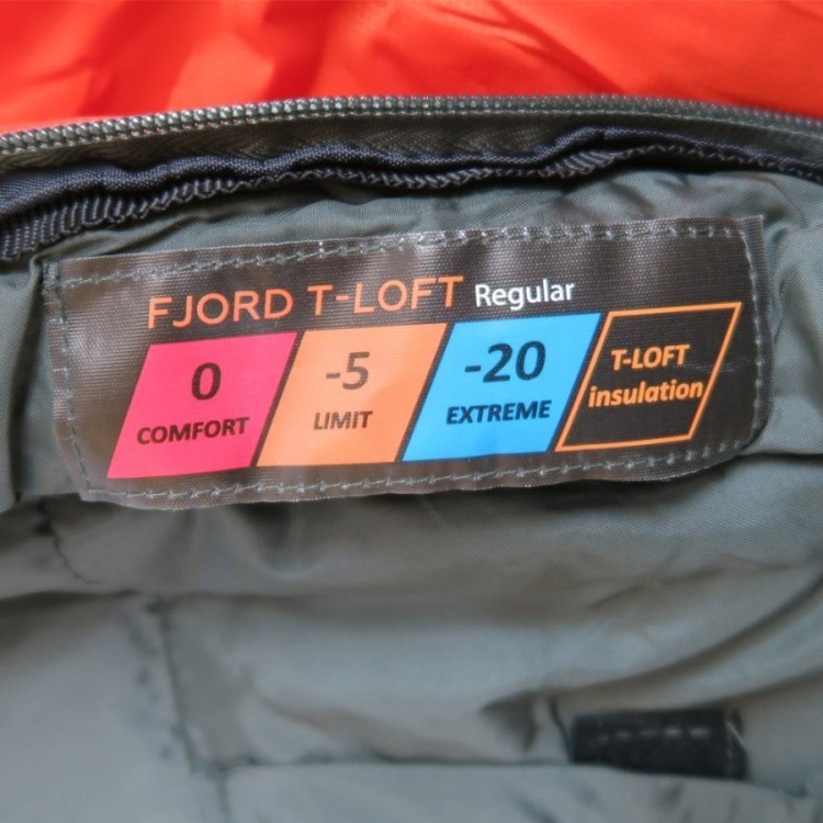 Спальный мешок Tramp Fjord T-Loft левый TRS-049R (88055)