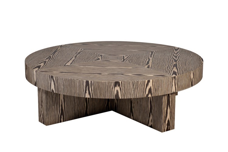 Стол журнальный Zebrano d140*42см (TT-00015008)