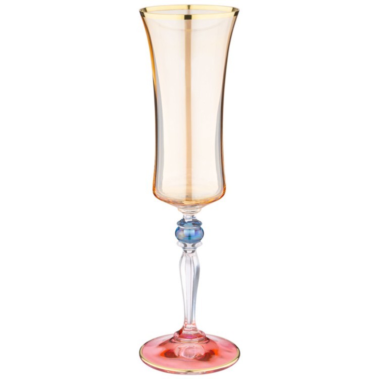 Набор бокалов для шампанского из 2 штук 190мл "grace amber" ART DECOR (326-112)