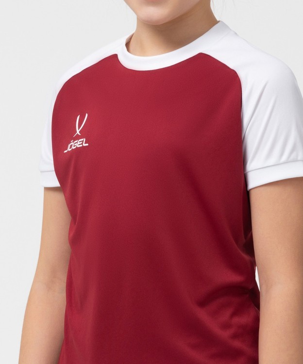 Футболка игровая CAMP Reglan Jersey, гранатовый/белый, детский (702262) Футболка игровая CAMP Reglan Jersey, гранатовый/белый, детский (702262)