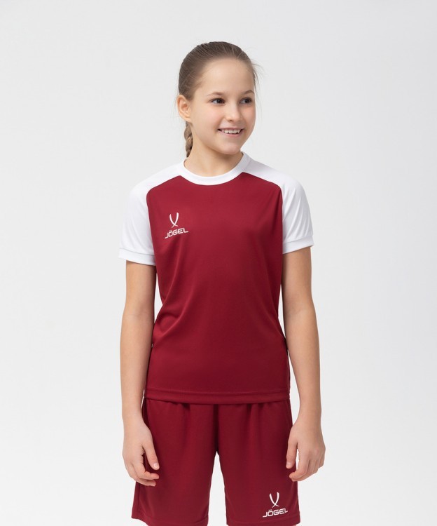 Футболка игровая CAMP Reglan Jersey, гранатовый/белый, детский (702262) Футболка игровая CAMP Reglan Jersey, гранатовый/белый, детский (702262)