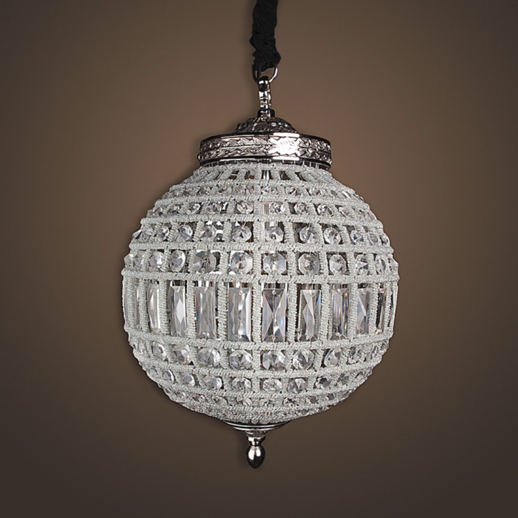 Люстра Казбах 4359SC, металл, стекло, chrom finish, RESTORATION HARDWARE