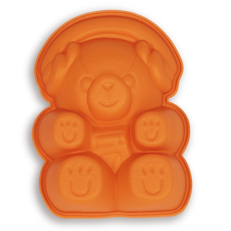 Форма для приготовления пирожного teddy bear 12,5 х 16 см силиконовая (70197) Форма для приготовления пирожного teddy bear 12,5 х 16 см силиконовая (70197)