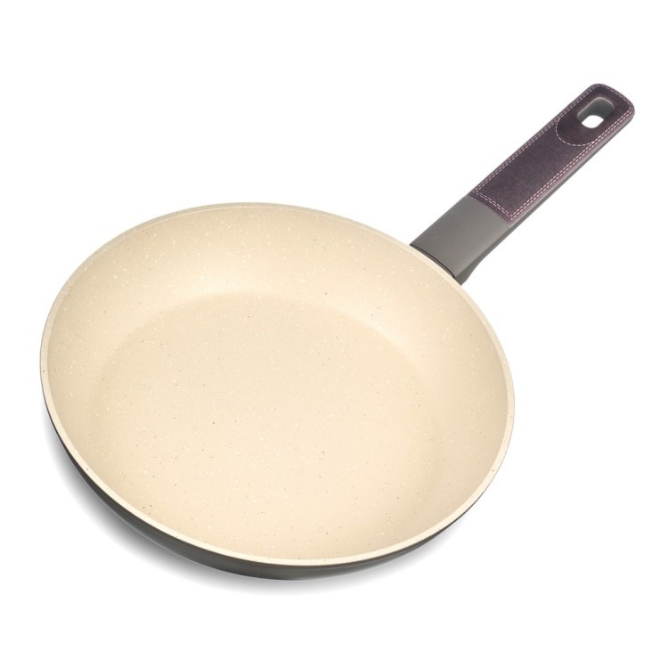 Сковорода с антипригарным покрытием pfluon marble, 24*4,8 см Agness (902-101)