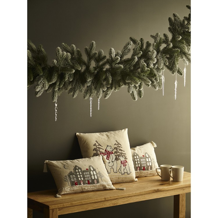 Подушка декоративная festive bears из коллекции new year essential, 45х45 см (77712)