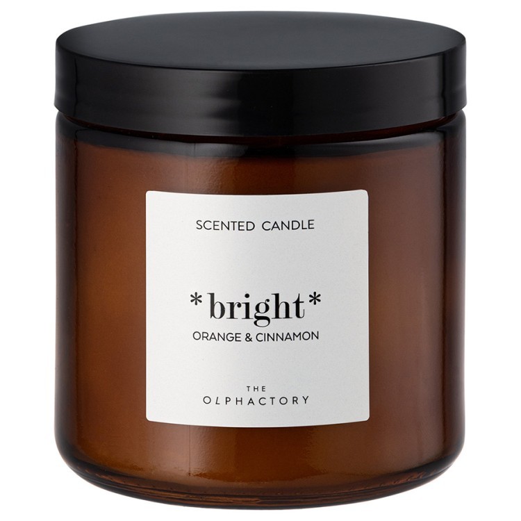 Свеча ароматическая the olphactory, bright, orange&cinnamon, 60 ч (78028)