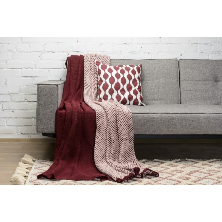 Чехол для подушки traffic, бордового цвета cuts&pieces, 45х45 см (63539)