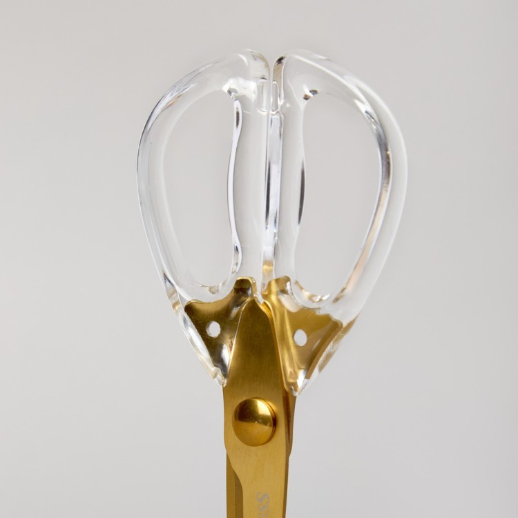 Кухонные ножницы цвет айвори, титановое покрытие лезвия, 20,5см Agness (671-026)