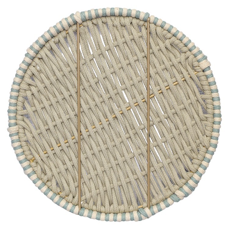 Корзина плетеная dholak mint из коллекции ethnic, размер m (77217)