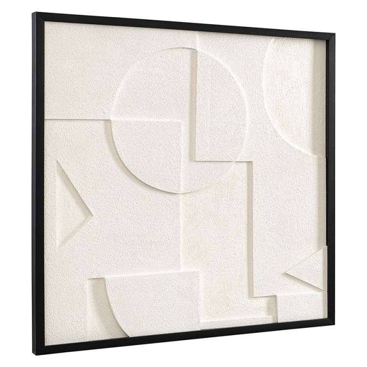 Панно декоративное с эффектом 3d minimalism, с черной рамой, 60х60 см (76496)