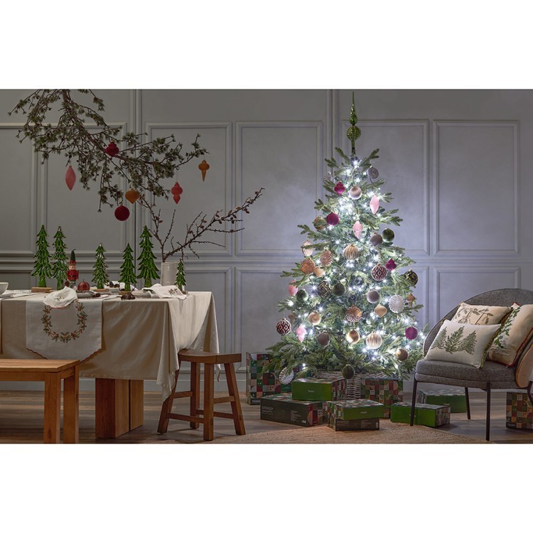 Дорожка на стол festive wreath из коллекции new year essential, 45х150 см (77777)