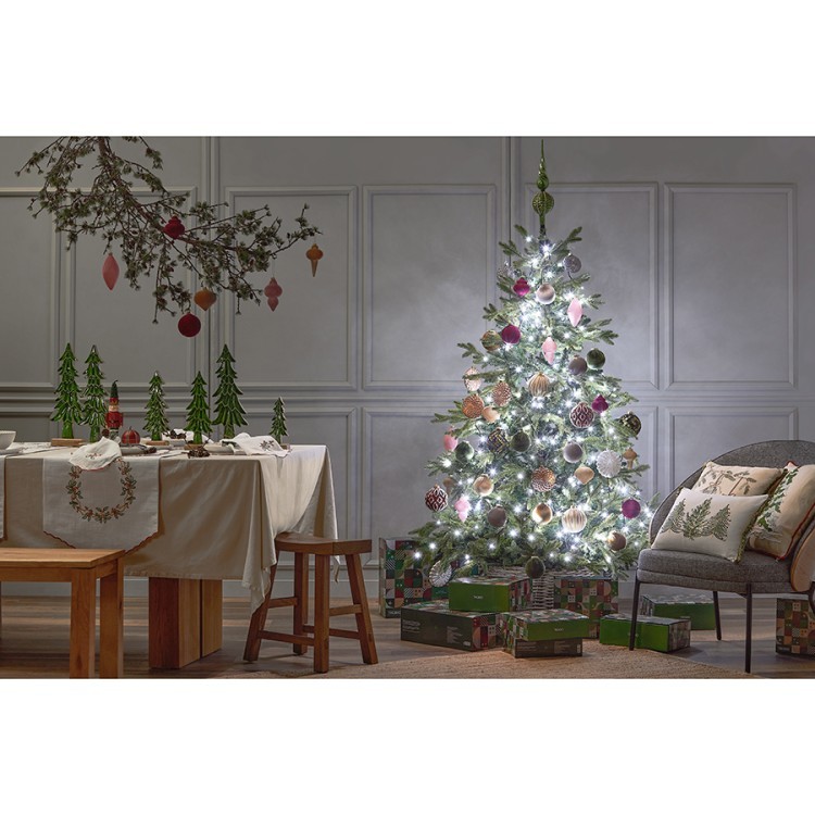 Дорожка на стол festive wreath из коллекции new year essential, 45х150 см (77777)