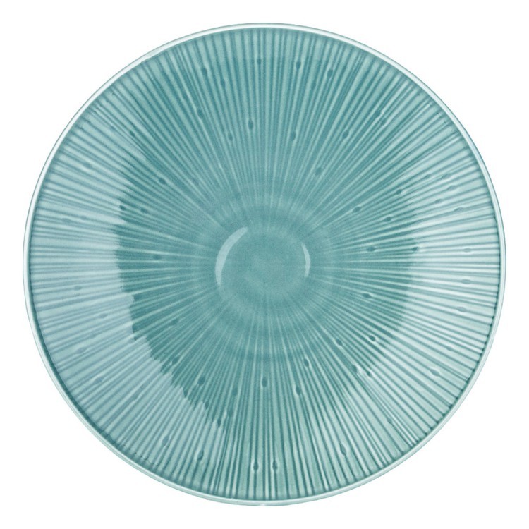 Тарелка закусочная "mirage" 22 см голубой Bronco (410-127)