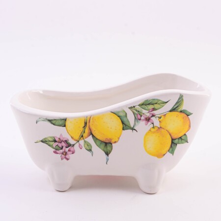 Подставка д/губки 170мл Лимонный праздник доломит LR (60166)