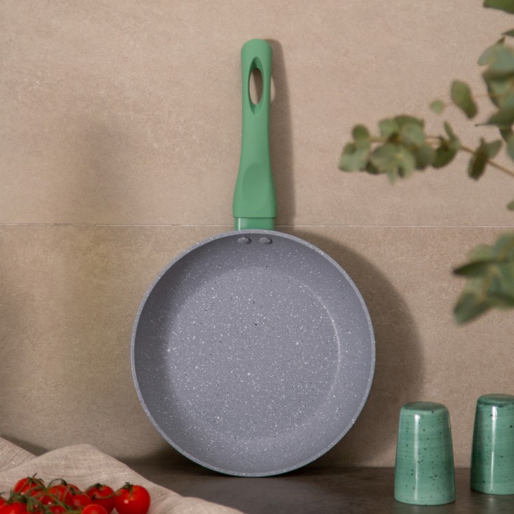 Сковорода agness с антипригарным покрытием "smoky", 20х4,3см Agness (932-506)