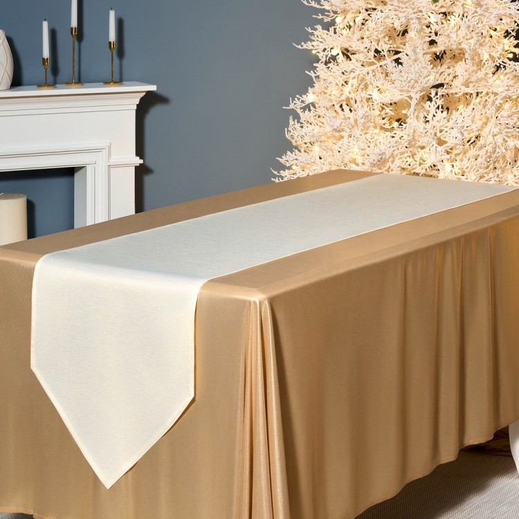 Дорожка на стол 45х150 cm  "феерия. золото", цвет: бежевый, tm lefard, полиэстер 100% Lefard (986-003-3)