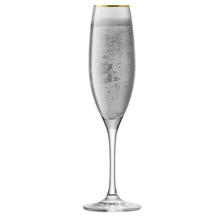 Набор из 2 бокалов флейт для шампанского sorbet 225 мл серый (61501)