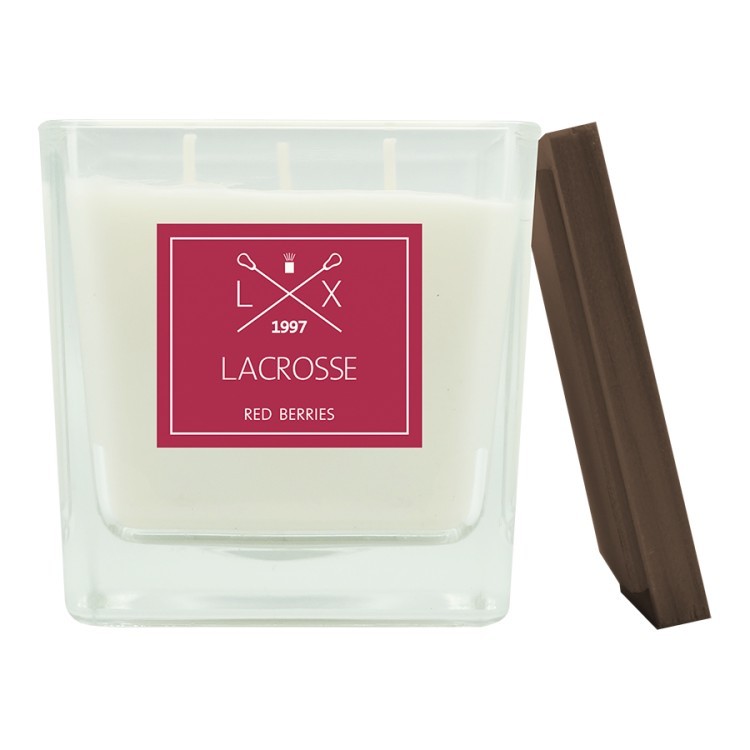 Свеча ароматическая в стекле lacrosse Красные ягоды 60 ч (58402)