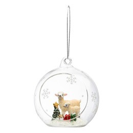 Ёлочная игрушка Овечки из коллекции new year essential, 9см (80991)