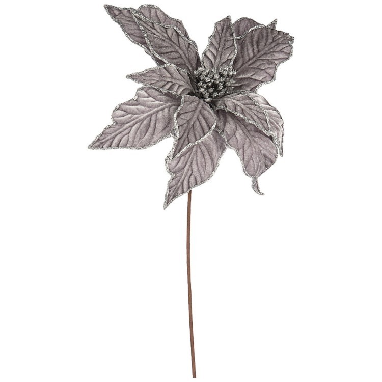 Цветок искусственный "пуансетия" высота=67 см без упаковки Lefard (237-104)