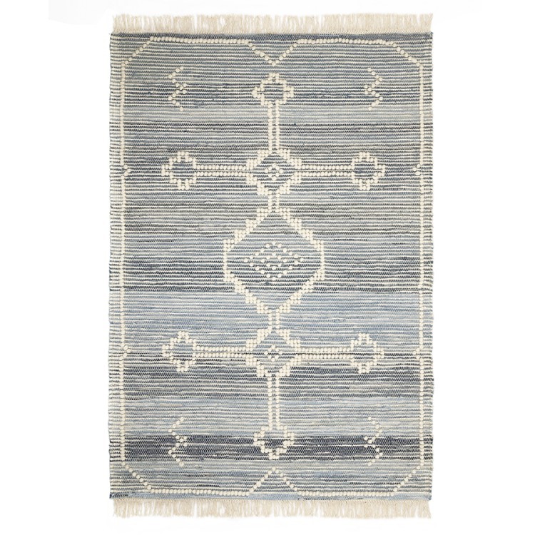 Ковер из шерсти и денима jammu из коллекции ethnic, 120х180см (76049) Ковер из шерсти и денима jammu из коллекции ethnic, 120х180см (76049)