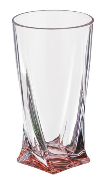 Набор стаканов для сока из 6 шт. "квадро декорейшн 72т76" 350 мл высота=15 см CRYSTALITE (669-034)