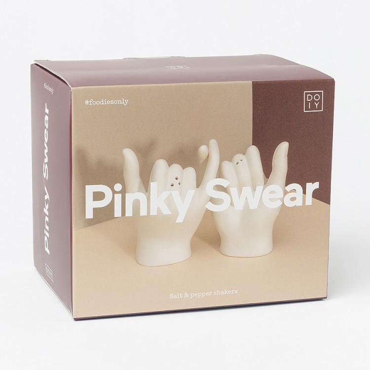Набор из солонки и перечницы pinky swear (75742)