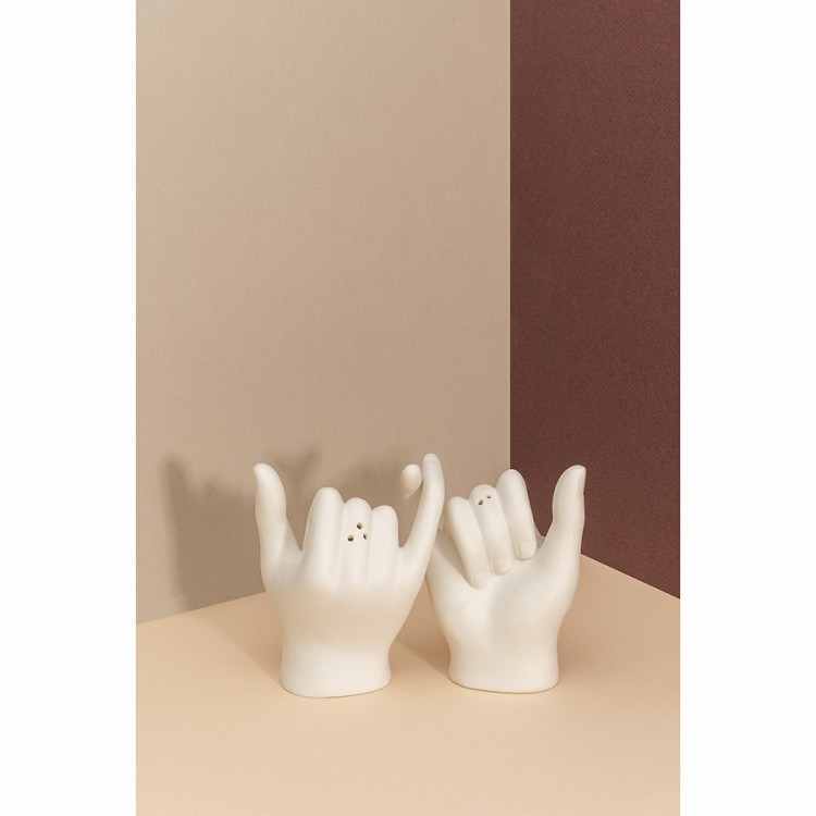 Набор из солонки и перечницы pinky swear (75742)