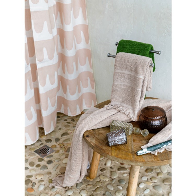 Полотенце для рук с бахромой оливково-зеленого цвета essential, 50х90 см (63356)