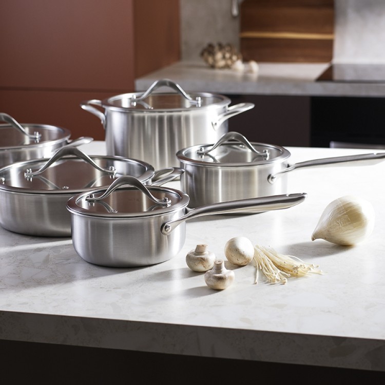 Ковш с крышкой 3ply etalon, D16 см, 1,4 л (77006)