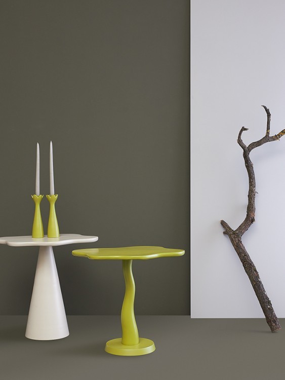 Столик приставной fluid, 56х49 см, лайм (78643) Столик приставной fluid, 56х49 см, лайм (78643)