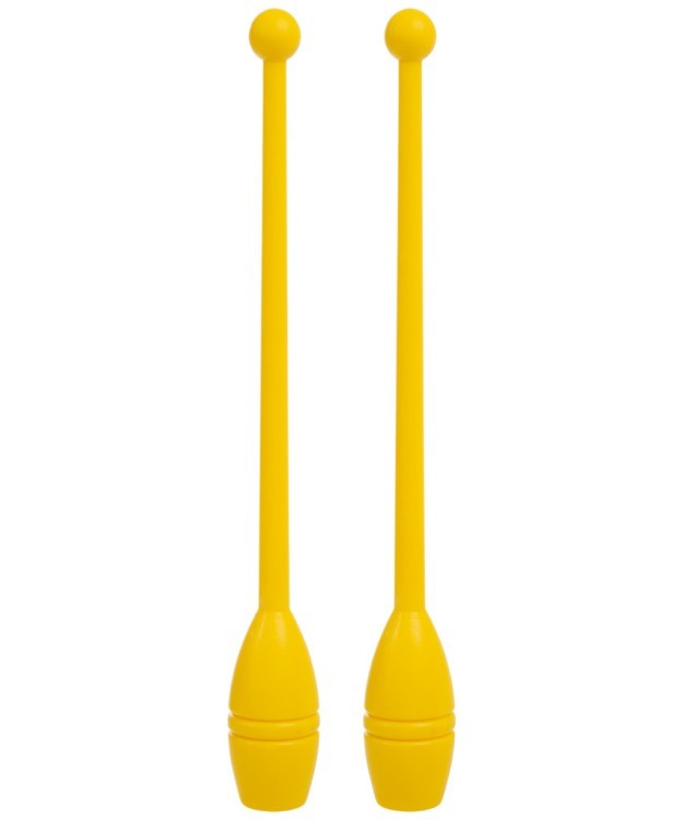 Булавы для художественной гимнастики AC-01, 45 см, желтый (848538)