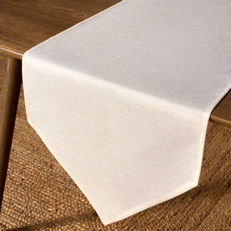 Дорожка на стол 45х300 cm  "феерия. золото", цвет: бежевый, tm lefard, полиэстер 100% Lefard (986-003-32)