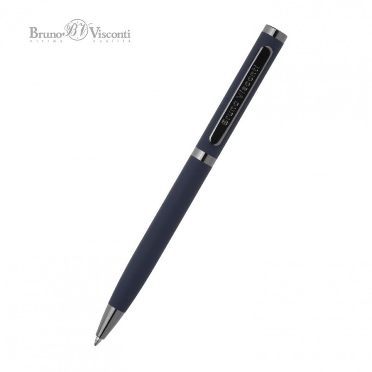 Ручка подарочная шариковая BRUNO VISCONTI Firenze 1 мм футляр синяя 20-0299/01 144185 (1) (92718)