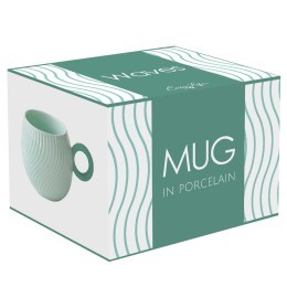 Кружка waves, 350 мл, бирюзовая (80326)