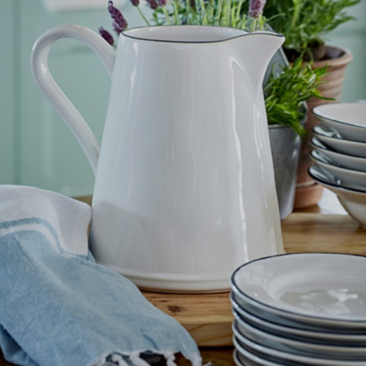 Тарелка ATP151-RED(ATP151-00721A), 14,8 см, керамика, White, red, Costa Nova