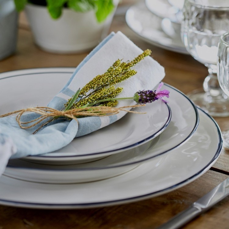 Тарелка ATP151-RED(ATP151-00721A), 14,8 см, керамика, White, red, Costa Nova