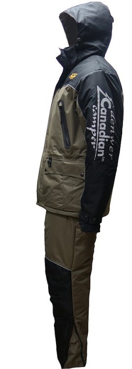 Зимний костюм для рыбалки Canadian Camper Denwer Pro цвет Black/Stone (M) (83161)