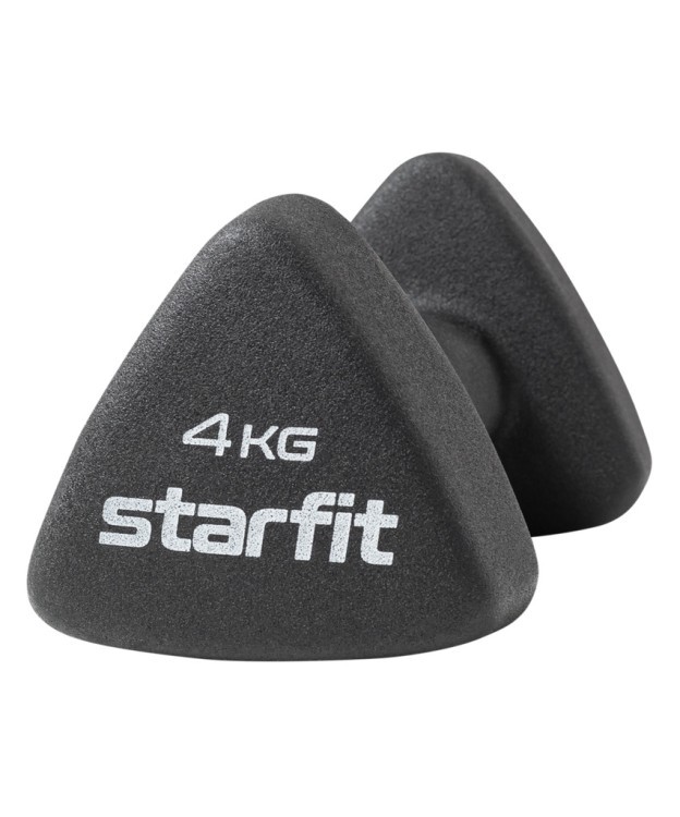 Гантель неопреновая STARFIT DB-205 4 кг, черный (1740214)