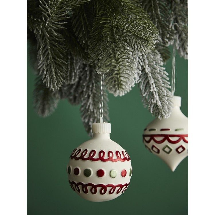 Набор ёлочных украшений с подсветкой festive embroidey из коллекции new year essential, 4 шт. (78341) Набор ёлочных украшений с подсветкой festive embroidey из коллекции new year essential, 4 шт. (78341)