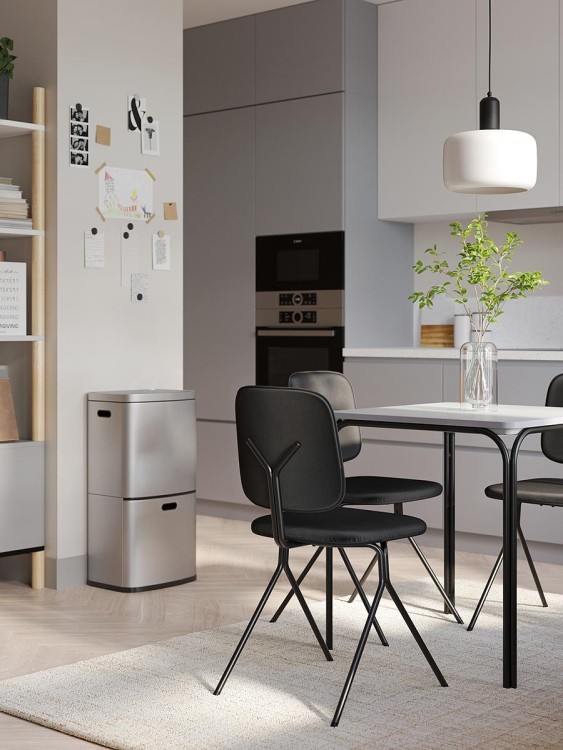 Контейнер мусорный с 2-мя отделениями smart bin, сенсорный, 60 л (78739)